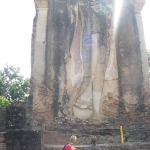 Hier ist nicht viel übrig... Tempel im Historical Park von Sukhothai / Thailand 